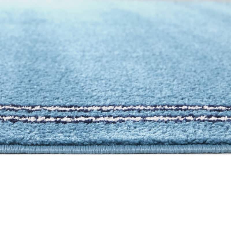 Lemaire Geometric Border Area Rug