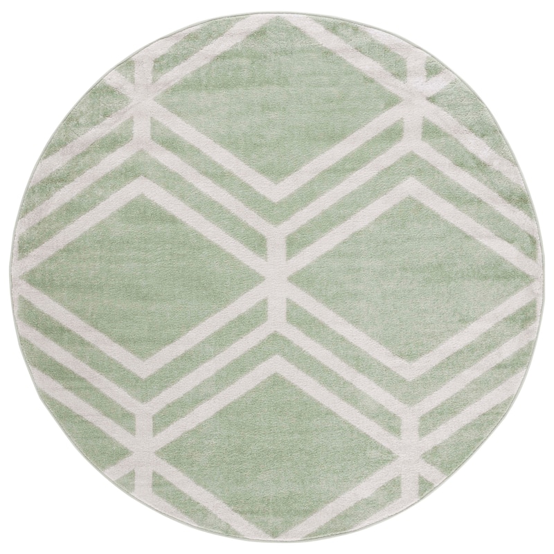 SAFAVIEH Adirondack Olsa Geometric Distressed Rug