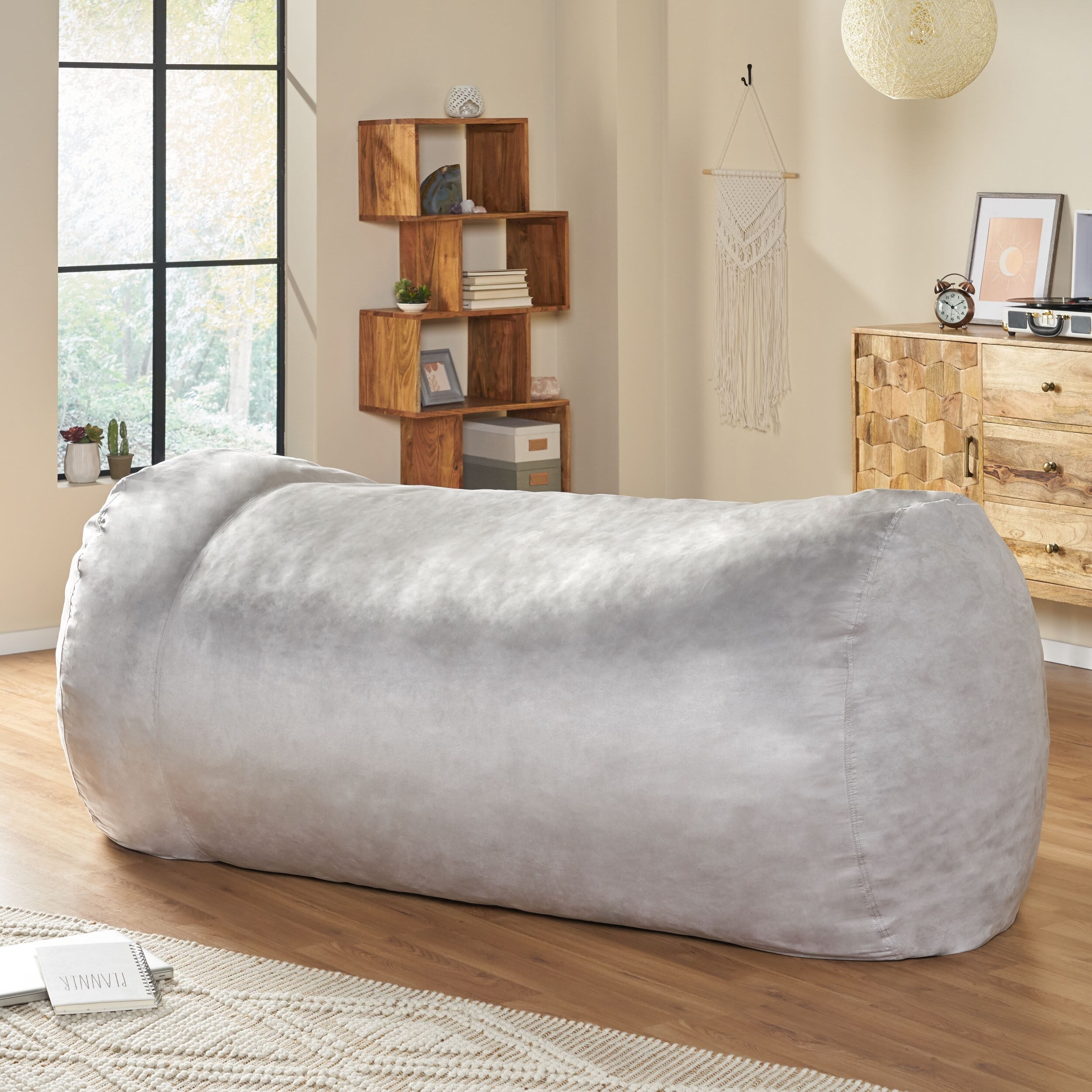 Larson 8-foot Lounge Beanbag Chair by Christopher Knight Home