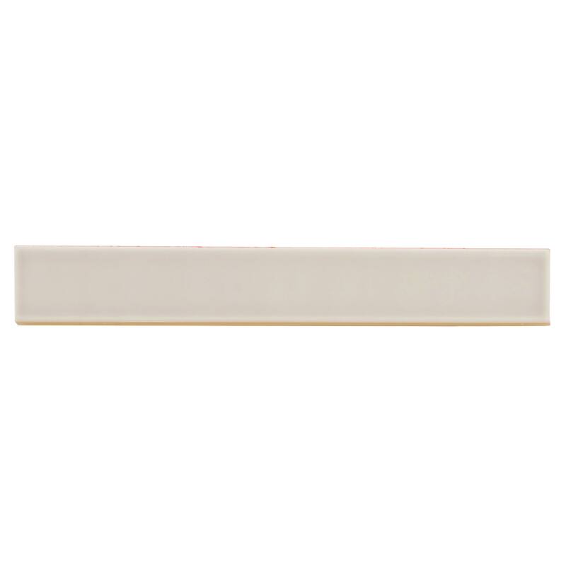 Apollo tile 2" x 16" Horizonte Glossy Soft Dove Gray Ceramic Tile (10.76 sq ft/case) - 50 Pack