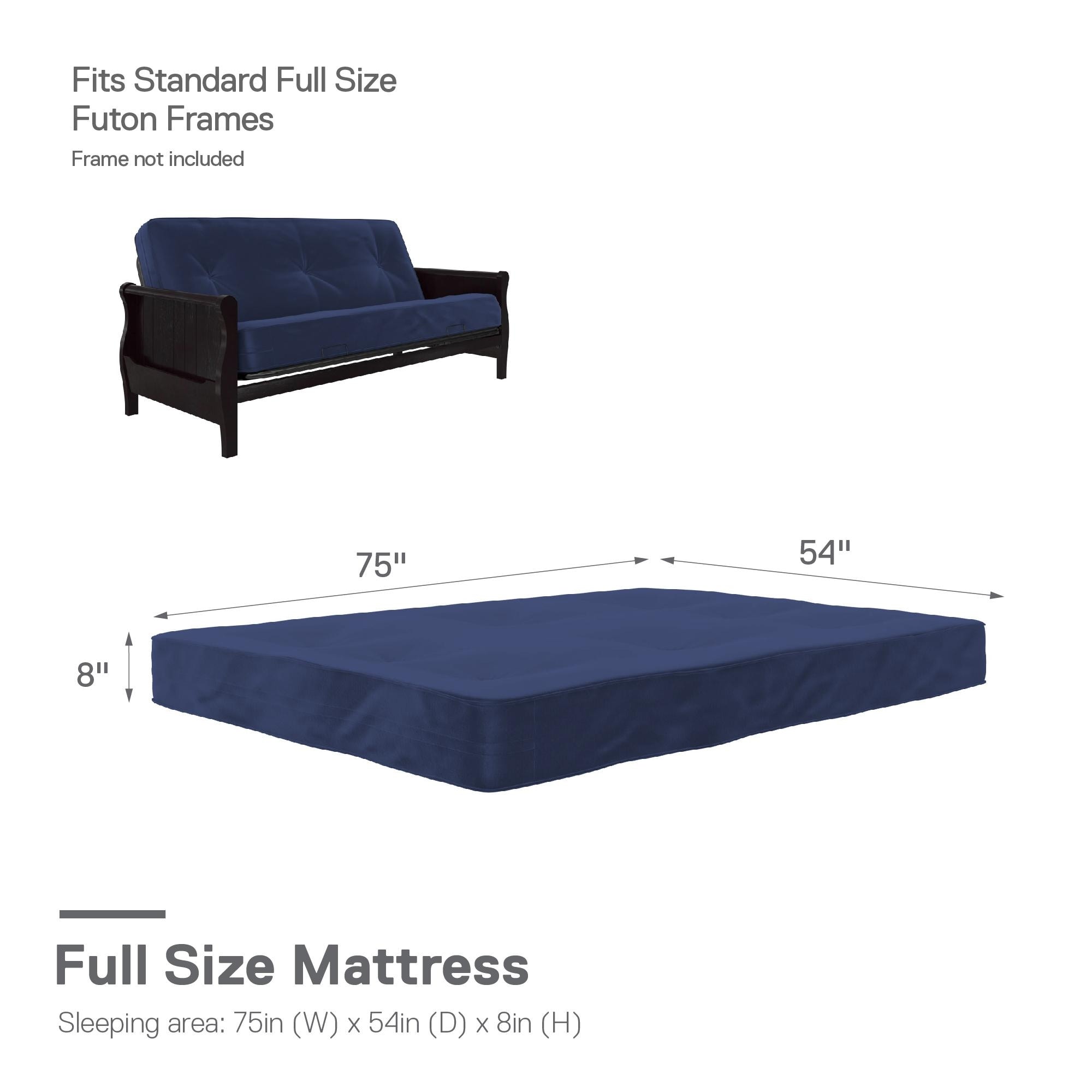 8 inch full futon mattress cheap