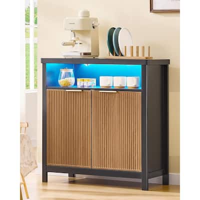 Sideboard Buffet Storage Cabinet,Buffet Table Storage Doors and Drawer