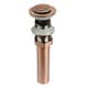 preview thumbnail 1 of 14, Pop-up Bathroom Sink Drain With Overflow Copper
