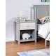 preview thumbnail 10 of 11, Olive & Opie Connelly Nightstand Gray/Rockport Gray