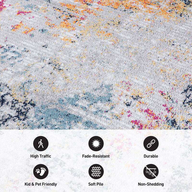 Modern Abstract Whispers Area Rug