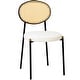 preview thumbnail 82 of 92, Leisuremod Euston Modern Velvet/Leather Dining Chair - Minimalist Wicker Back Accent Chair for Home Living Room & Kitchen
