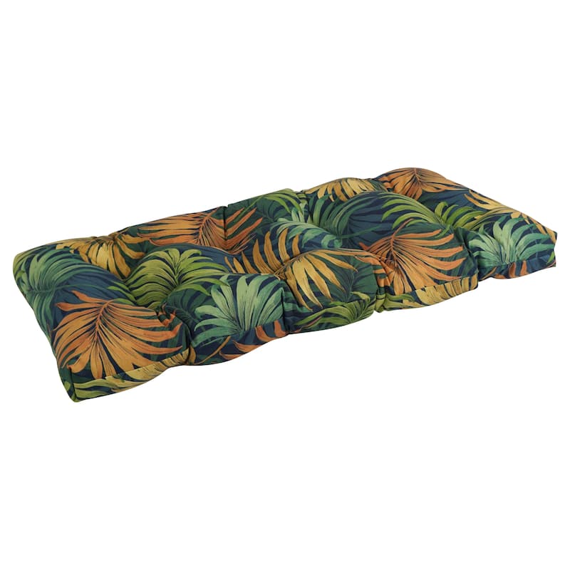 42-inch by 19-inch Tufted Indoor/Outdoor Loveseat/Bench Cushion - 19" x 42" - Laperta Monsoon