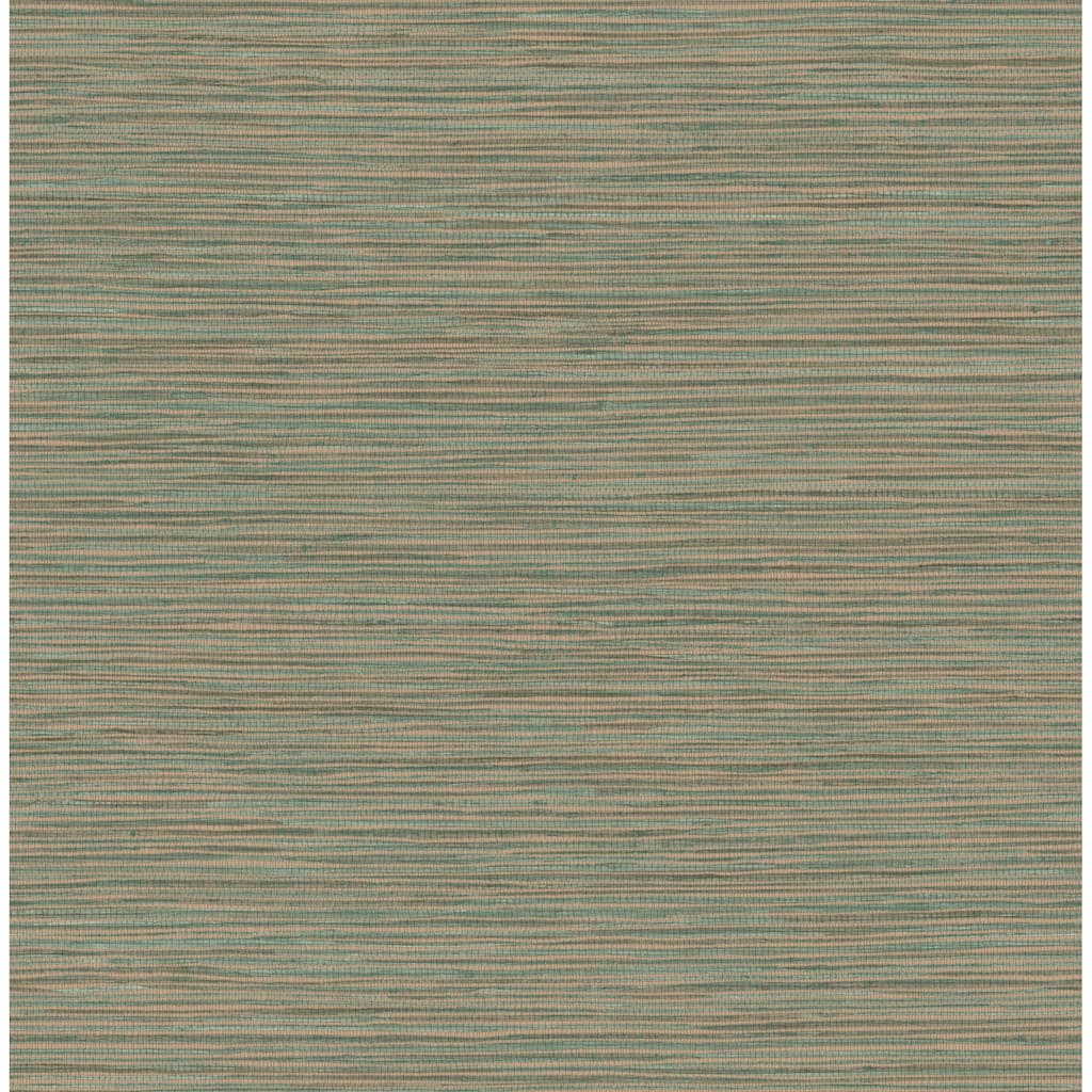 Advantage Alton Copper Faux Grasscloth Wallpaper