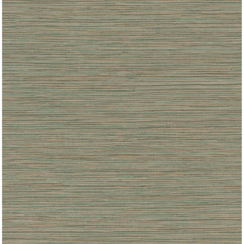 Advantage Alton Copper Faux Grasscloth Wallpaper