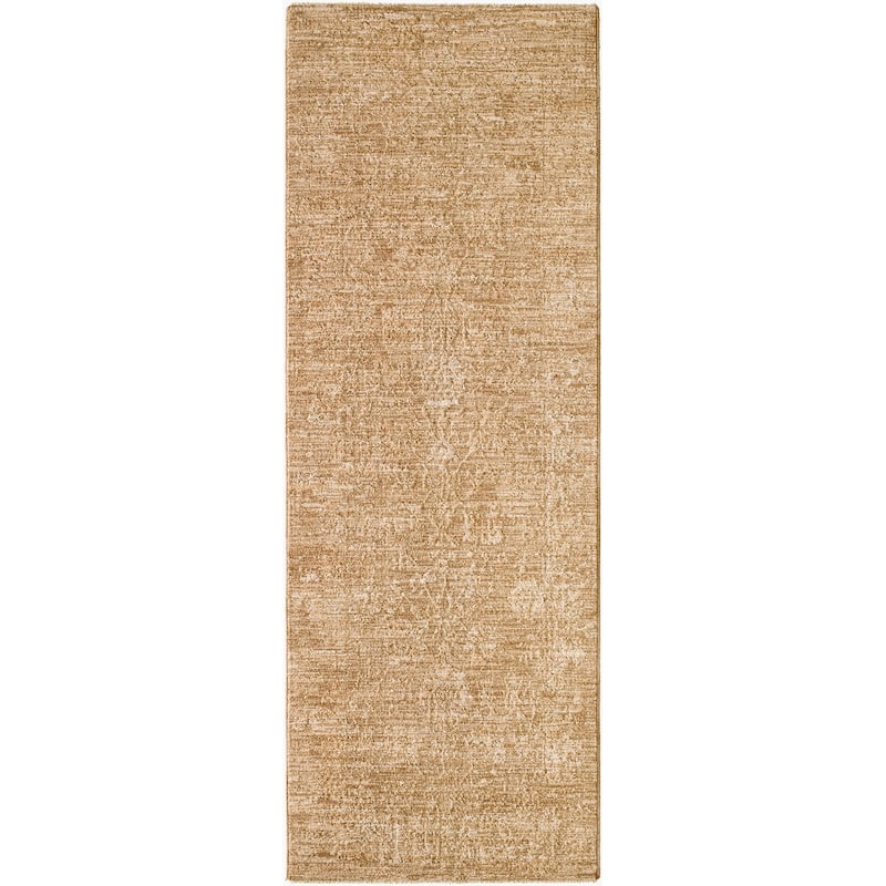 Livabliss Casual Masterpiece Abstract Area Rug - 2'7" x 7'3" - Beige