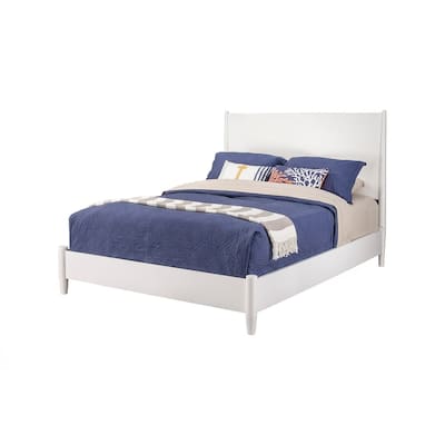 Alpine Furniture Flynn Queen Platform Bed in White