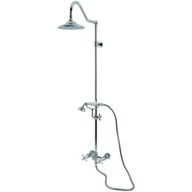 Kingston Brass CCK366.PX Kingston Ceramic Disc Shower System with - Polished Chrome