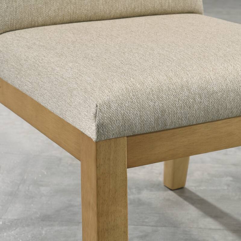 Contemporary Solid Wood Dining Chairs,Set of 2,for Breakfast Nook,Kitchen,Living Room