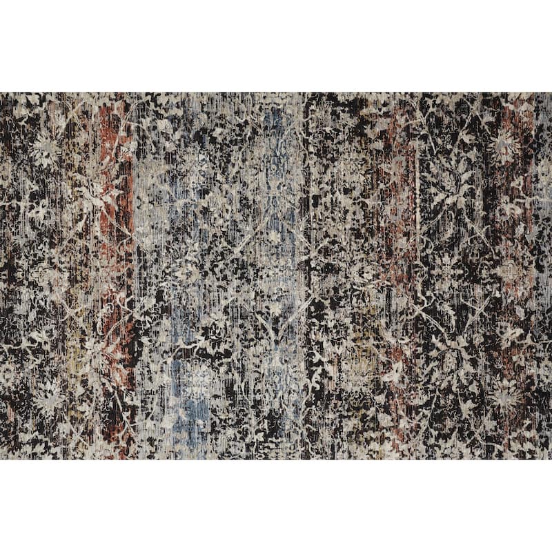 Grand Bazaar Ennis Machine Made Distressed Transitional Area Rug
