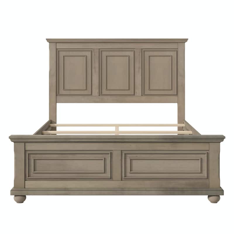 Vintage Pinewood Bed in Traditional Town and Country Style