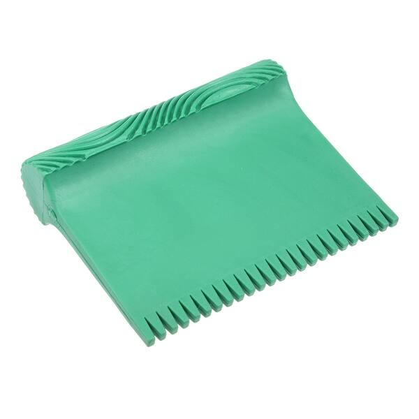 Wood Grain Tool 3 7 Rubber Graining Pattern Stamp Scraper Wall Decoration Green On Sale Overstock 26855097