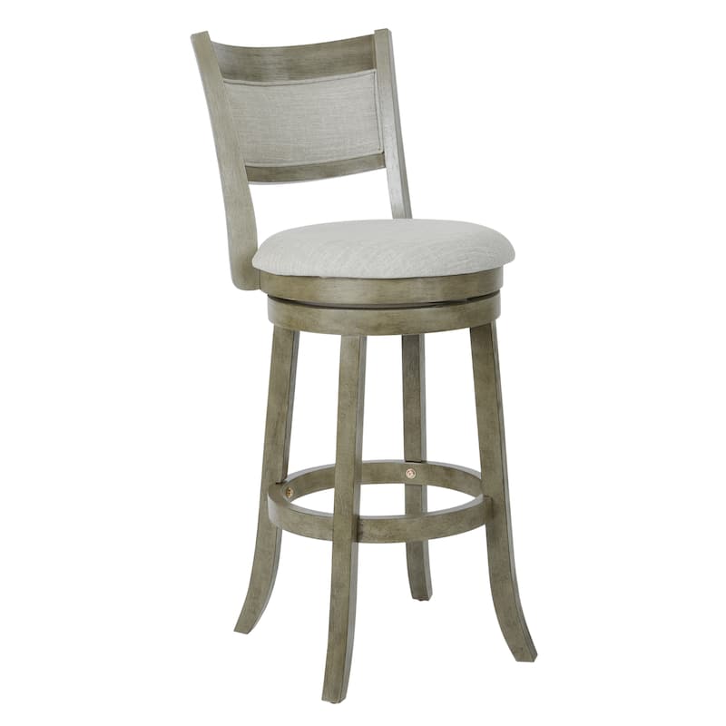 The Gray Barn McNiven 30-inch Swivel Stool with Solid Back