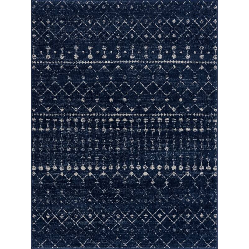 Tigris Tanu Moroccan Trellis Farmhouse Boho Area Rug