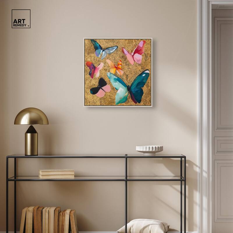 Spectrum of Wings Canvas by Art Remedy
