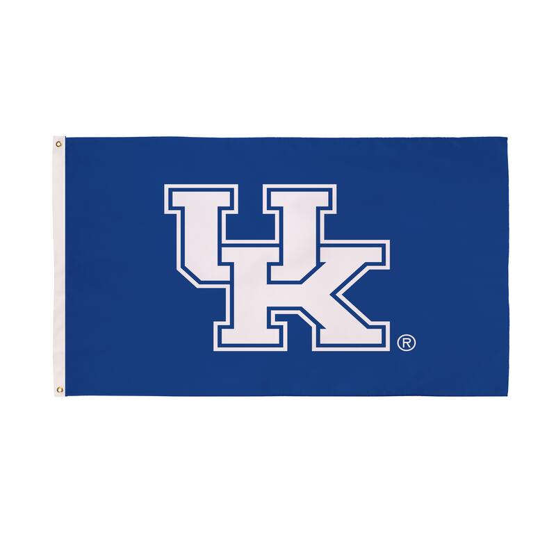 University of Kentucky Single Sided Flag w/ 2 Grommets, 3'x5' - Multi