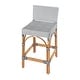 preview thumbnail 16 of 63, Serienna 24.5"H Seat Rattan Low Back Counter Stool