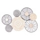 preview thumbnail 13 of 18, Black Metal Handmade Plate Home Wall Decor with Intricate Pattern