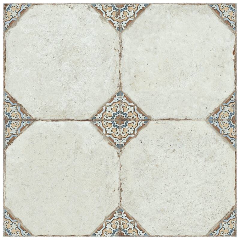 Merola Tile Kings Field Brown 17-3/4" x 17-3/4" Porcelain Floor and Wall Tile