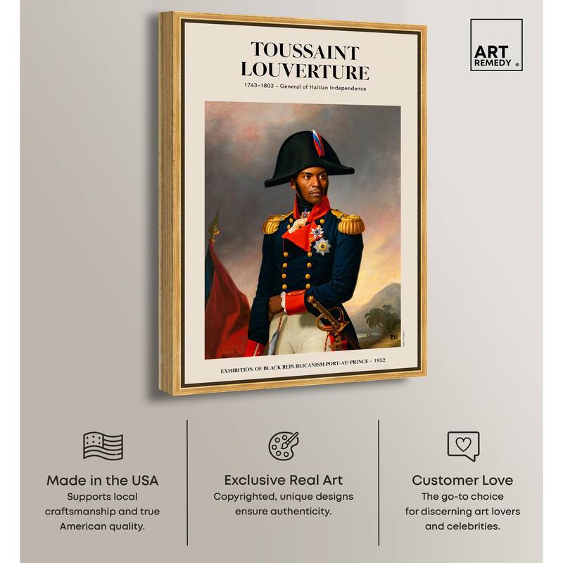 Toussant Louverture Canvas by Art Remedy