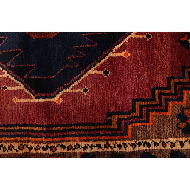 ECARPETGALLERY Hand-knotted Konya Anatolian Burgundy Wool Rug - 4'7 x 9'2