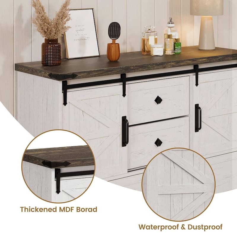 4 Drawers Storage Dresser Chest for Living Room, Closet