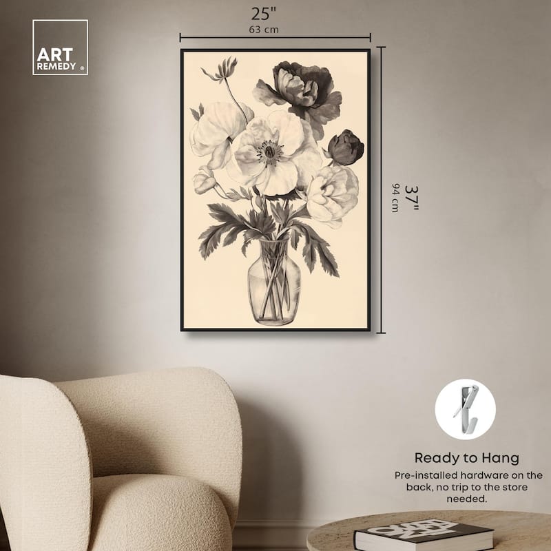 Herbarium's Hush I Canvas by Art Remedy