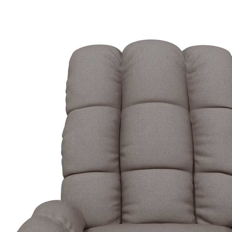 vidaXL Recliner Taupe Fabric - 29.1" x 38.9" x 40.1"
