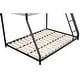 preview thumbnail 9 of 11, Metal Twin over Full Bunk Bed with Safety Guardrail,Noise-Free Design