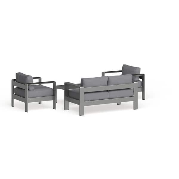 Shore 4piece Outdoor Patio Aluminum Sectional Sofa Set On Sale Bed