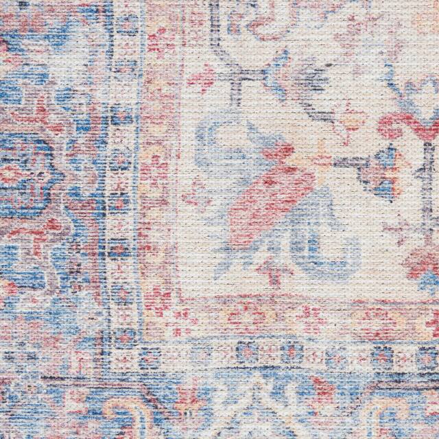 57 Grand by Nicole Curtis Vintage Medallion Machine Washable Area Rug