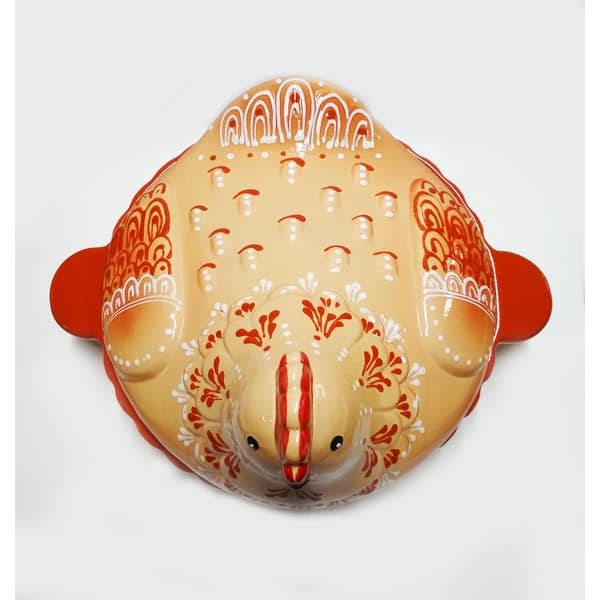 Stp Goods 11 Chicken Shaped Stoneware Baking Dish Overstock 32181348