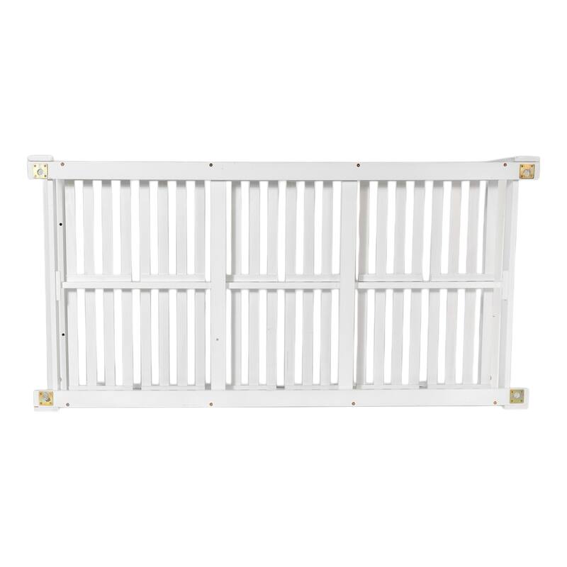 Patio Wood Twin Size Swing Bench with Hanging Ropes(No Cushion,Pillow)