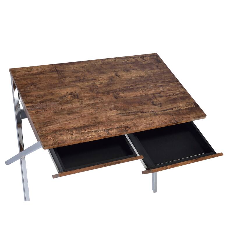 Sturdy and Stylish Writing Desk with Practical Storage for Efficient Work