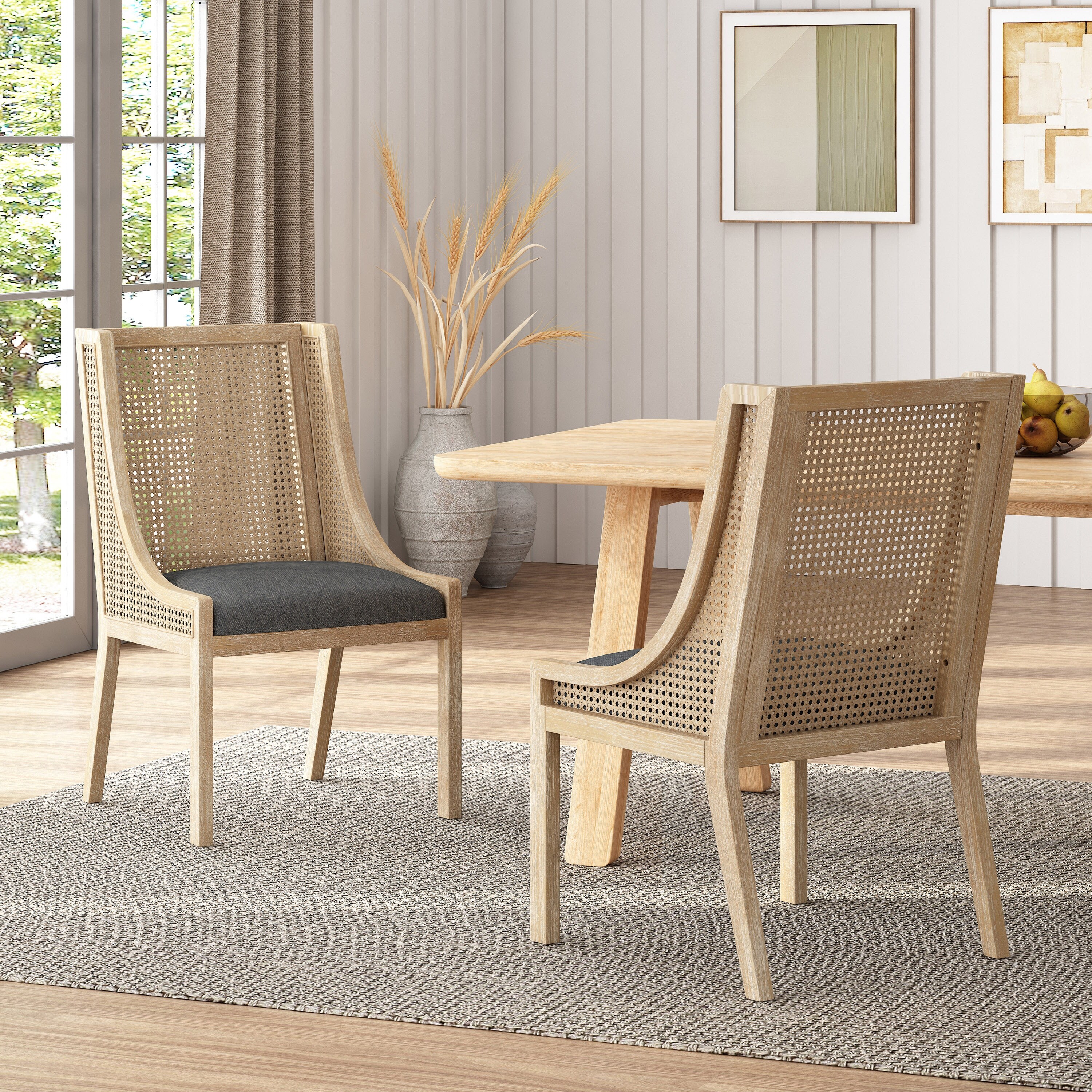 Upholstered dining online sets