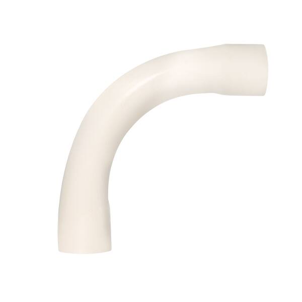 PVC Water Pipe Elbow Fitting 32mm ID 293mm Length Tube Adapter, White