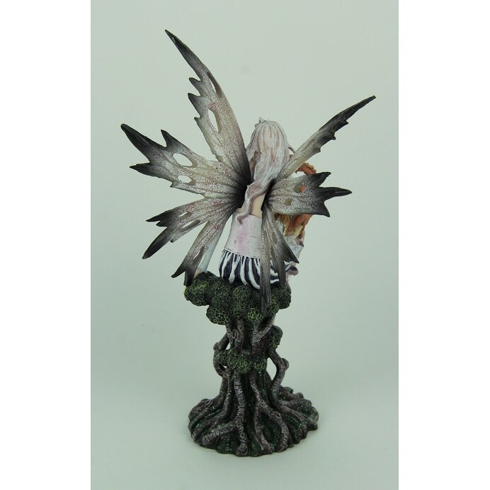 Black And White Forest Fairy Sitting With Baby Red Dragon Statue Overstock 22881968 Free for commercial use no attribution required high quality images. black and white forest fairy sitting with baby red dragon statue
