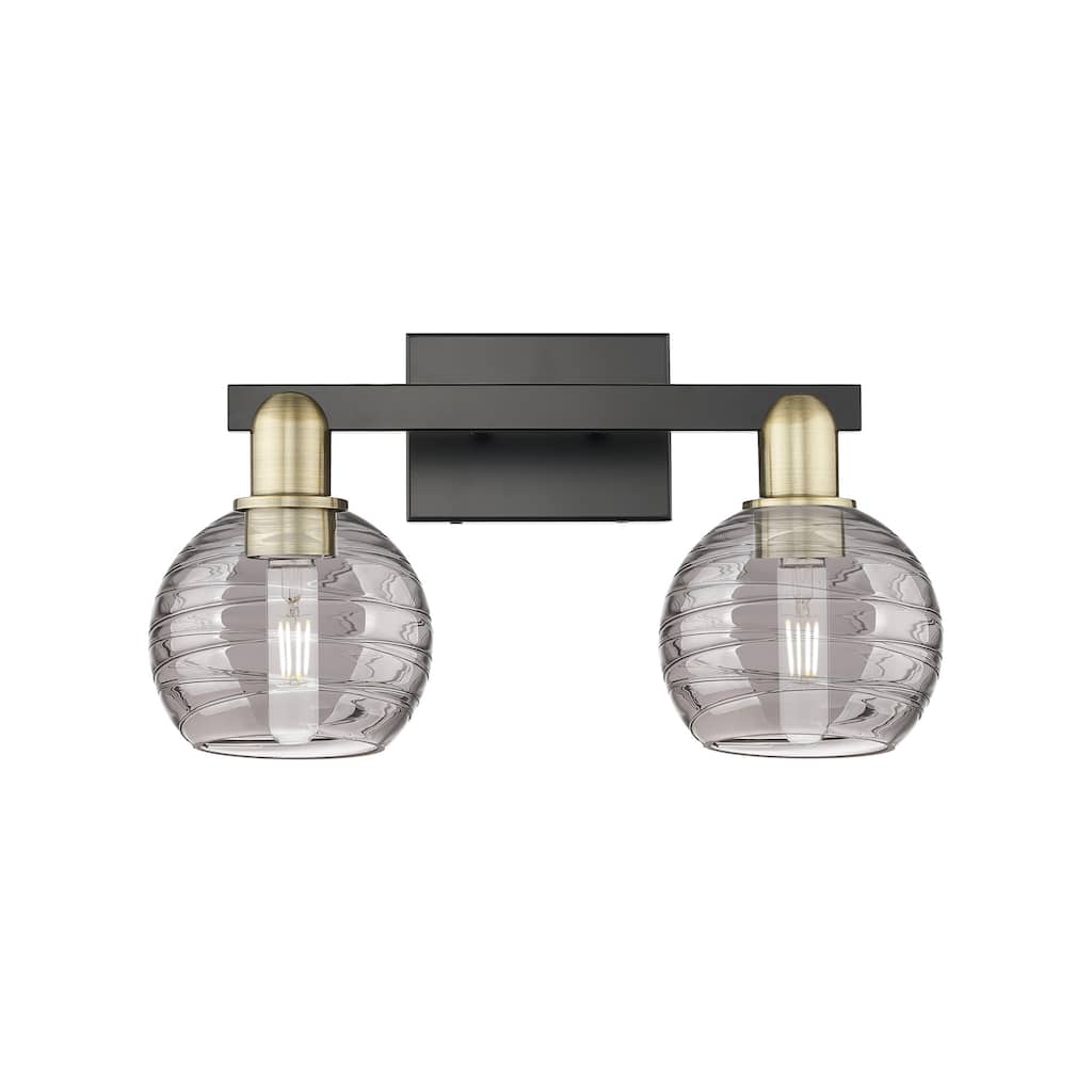 Innovations Lighting 716-2W-11-16 Athens Deco Swirl Vanity Athens Deco