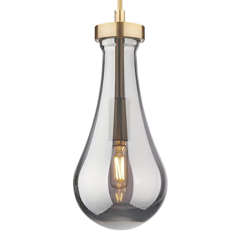 Innovations Lighting 451-1P-G451-5SM Owego 12" Tall Mini Pendant with - Champagne Bronze