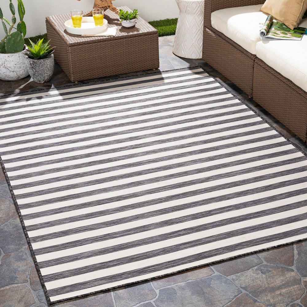 Artistic Weavers Kermie Indoor / Outdoor Striped Area Rug