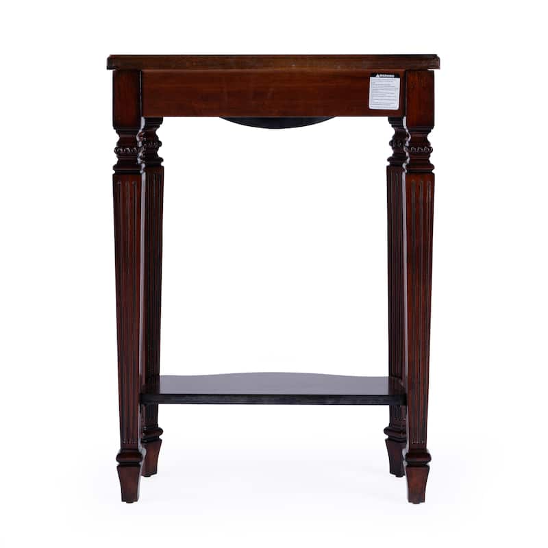 Cheshire 22 in. W Rectangular Wood Ballerina Console Table with Open Shelf