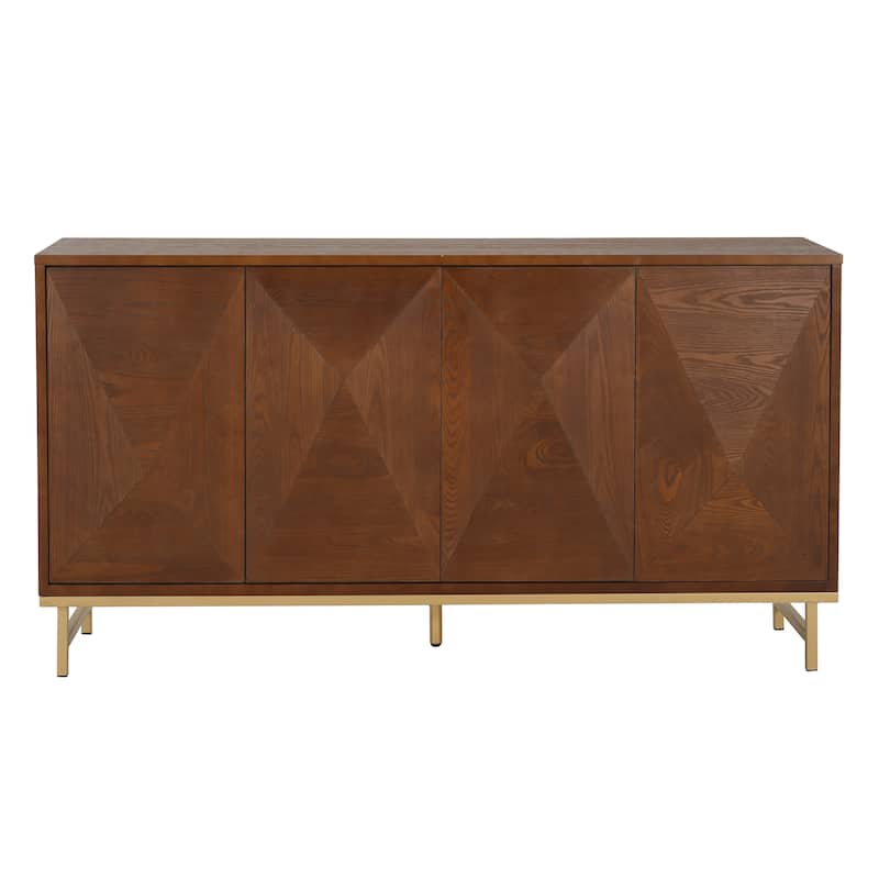 Christopher Knight Home - Tobias Wide Sideboard Buffet Cabinet for Stylish and Functional Storage