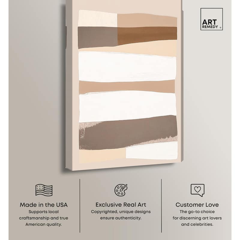 Linear Landscape I Canvas by Art Remedy, Gallery Wrapped