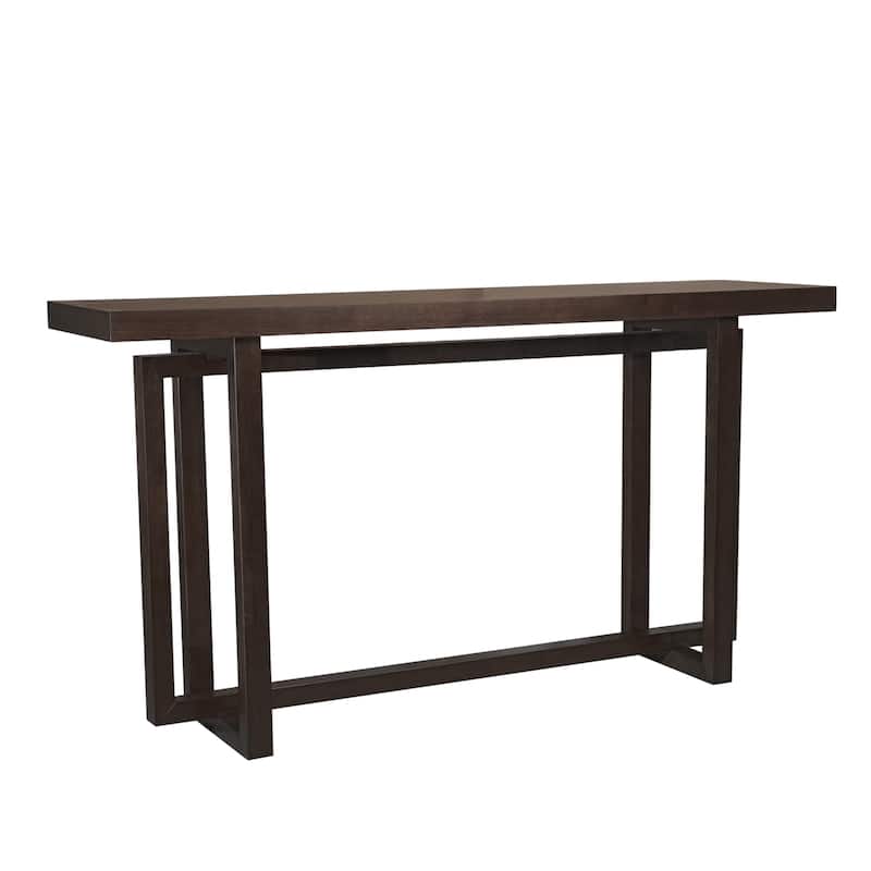 59" Narrow Console Table, Entryway Sofa Table Rectangular Hallway Tables
