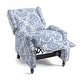 preview thumbnail 44 of 91, Linen Manual Upholstered Recliner with Wood Legs