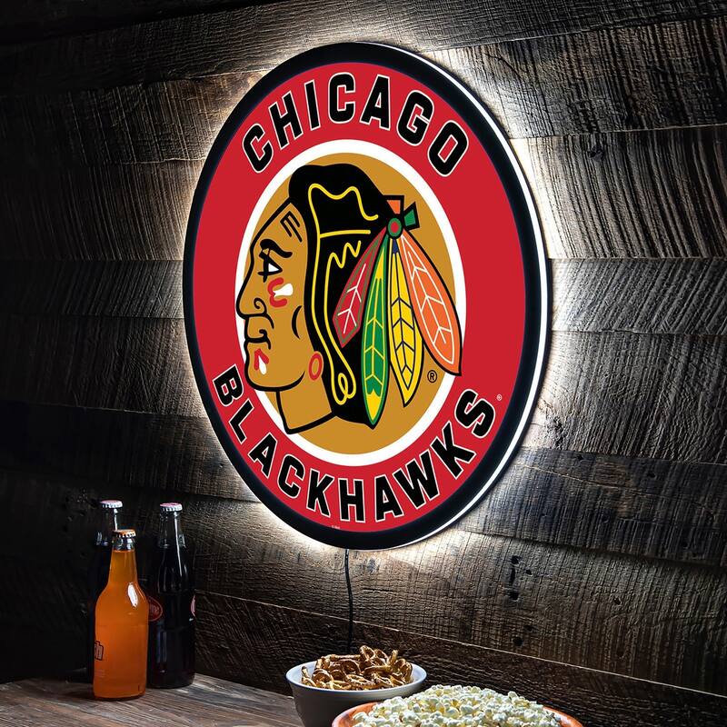 Chicago Blackhawks LED Lighted Sign